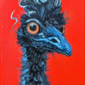 A4 - Emu - Oil on Canvas