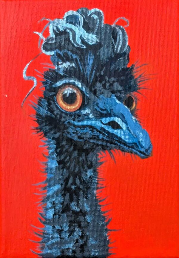 A4 - Emu - Oil on Canvas