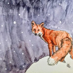 Christmas Card: Fox
